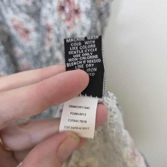 Torrid Black White Geometric Whimsygoth Flowy Challis Mini Sundress Size 2X - Picture 9 of 10